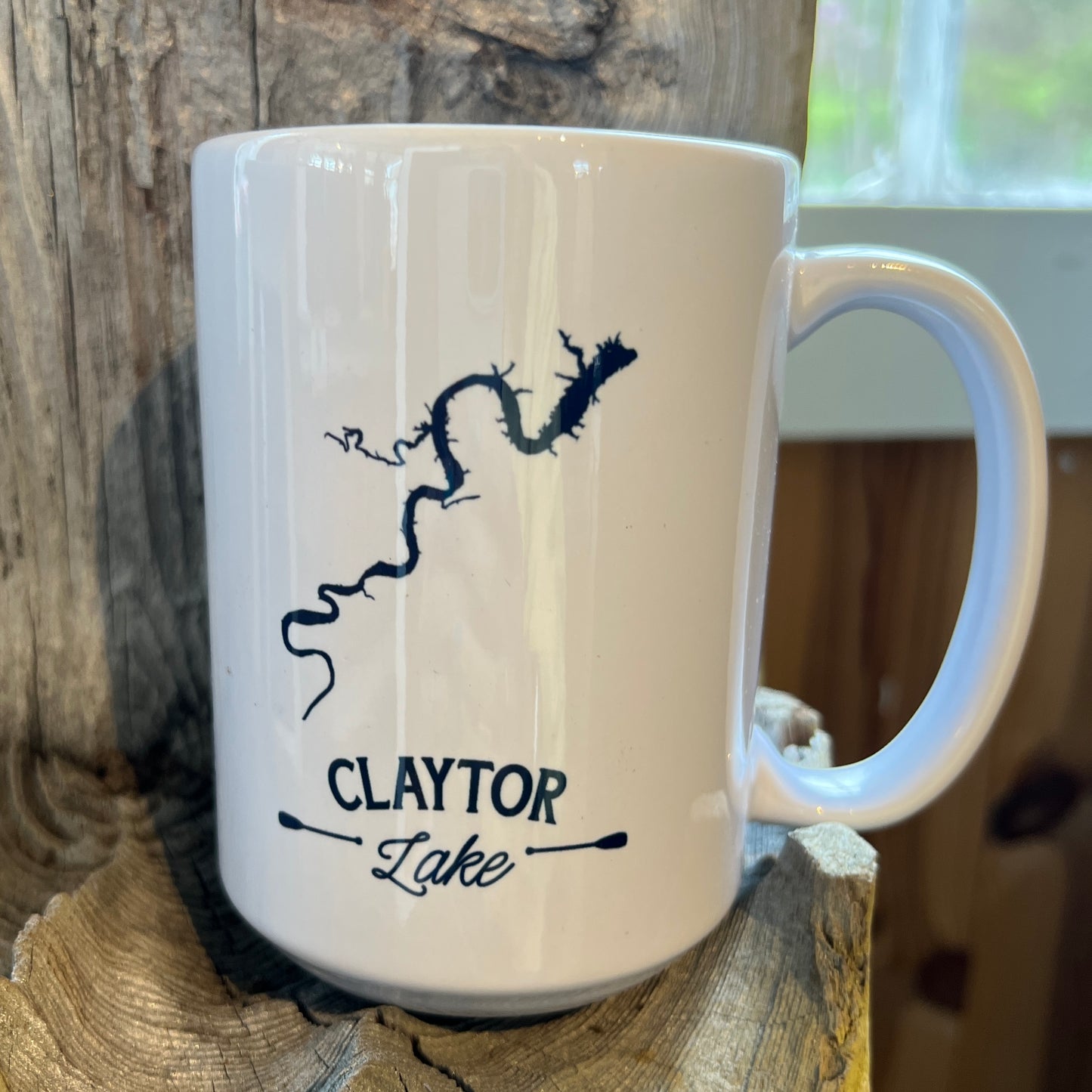 Claytor Lake Map Coffee Mug
