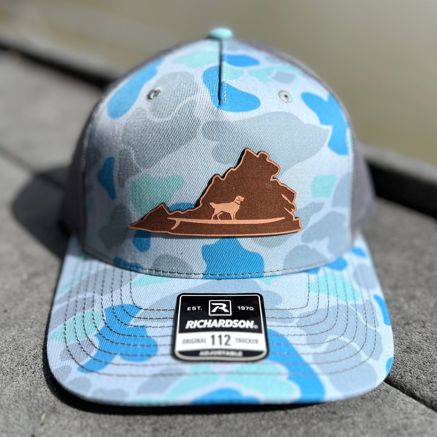 Blue Camo M2I Patch Hat