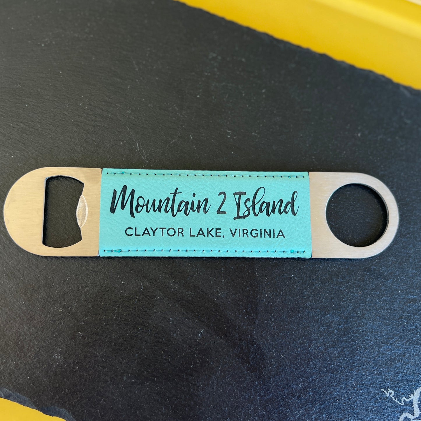 Leather/Cork Claytor Lake Bottle Opener