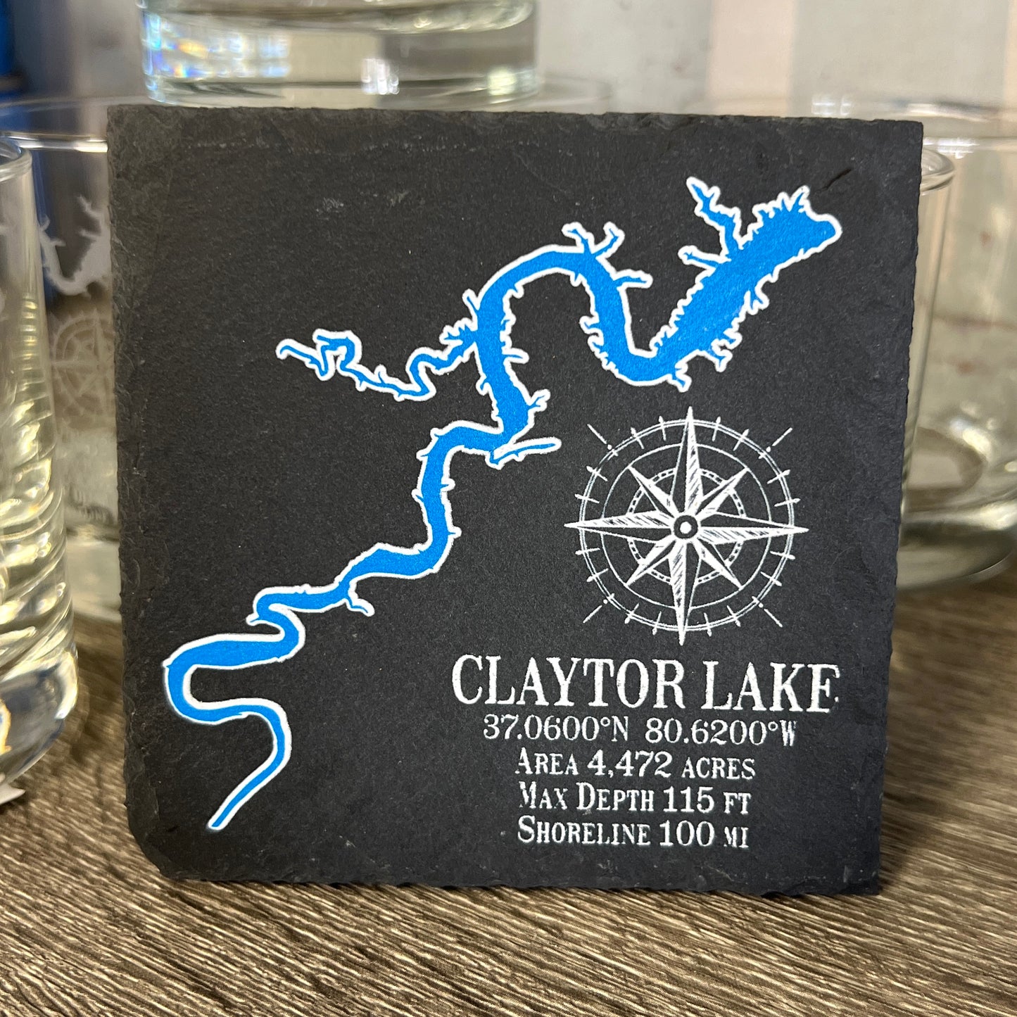 Slate Claytor Lake Coaster