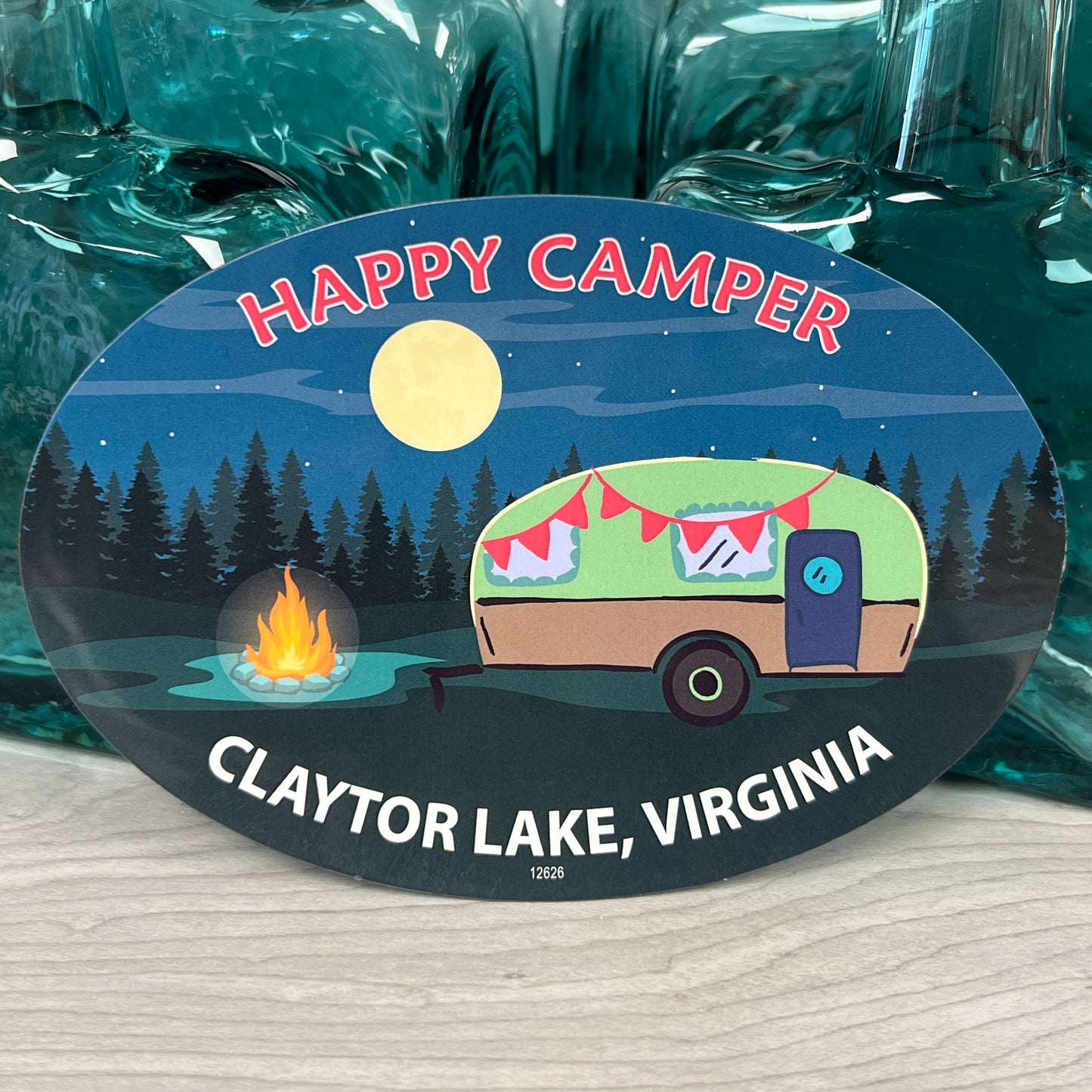 Claytor Lake Happy Camper Magnet