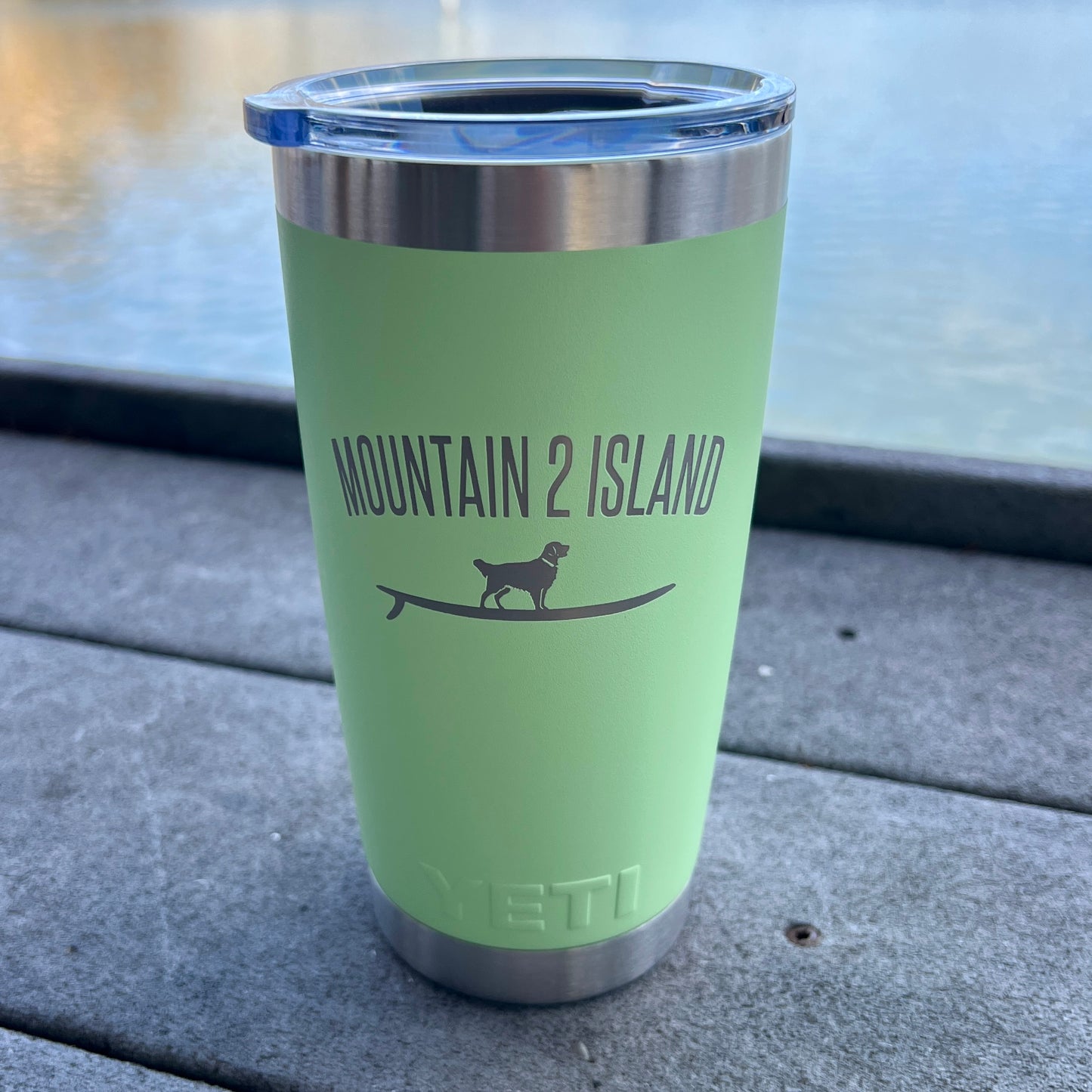 Mountain 2 Island 20oz Yeti Tumbler