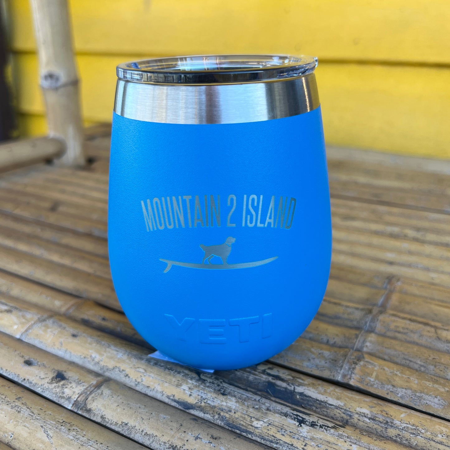 Mountain 2 Island 10oz Yeti Wine Tumbler