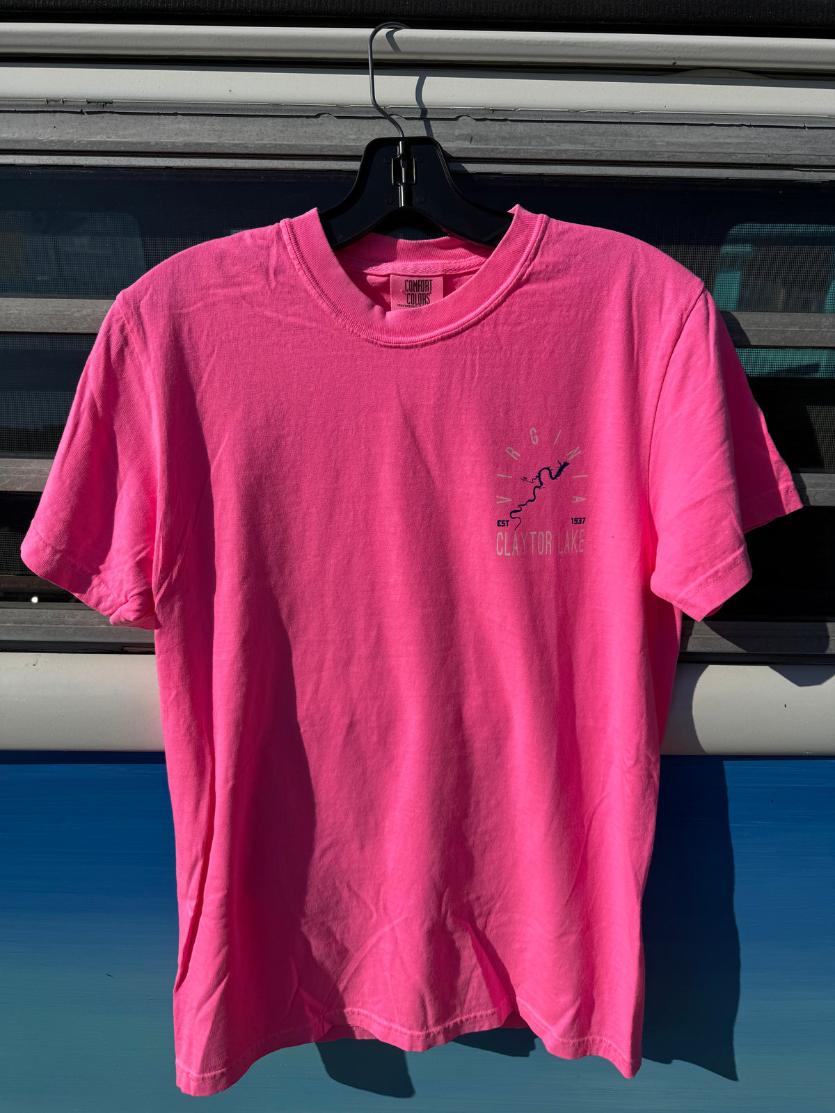 Claytor Lake Arch Map Tee