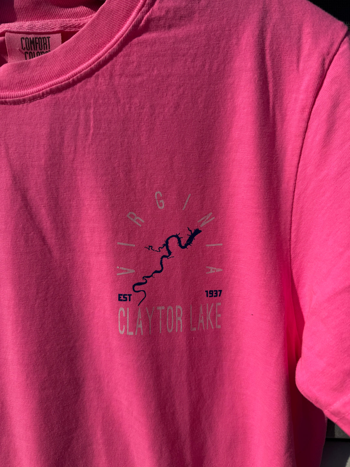 Claytor Lake Arch Map Tee
