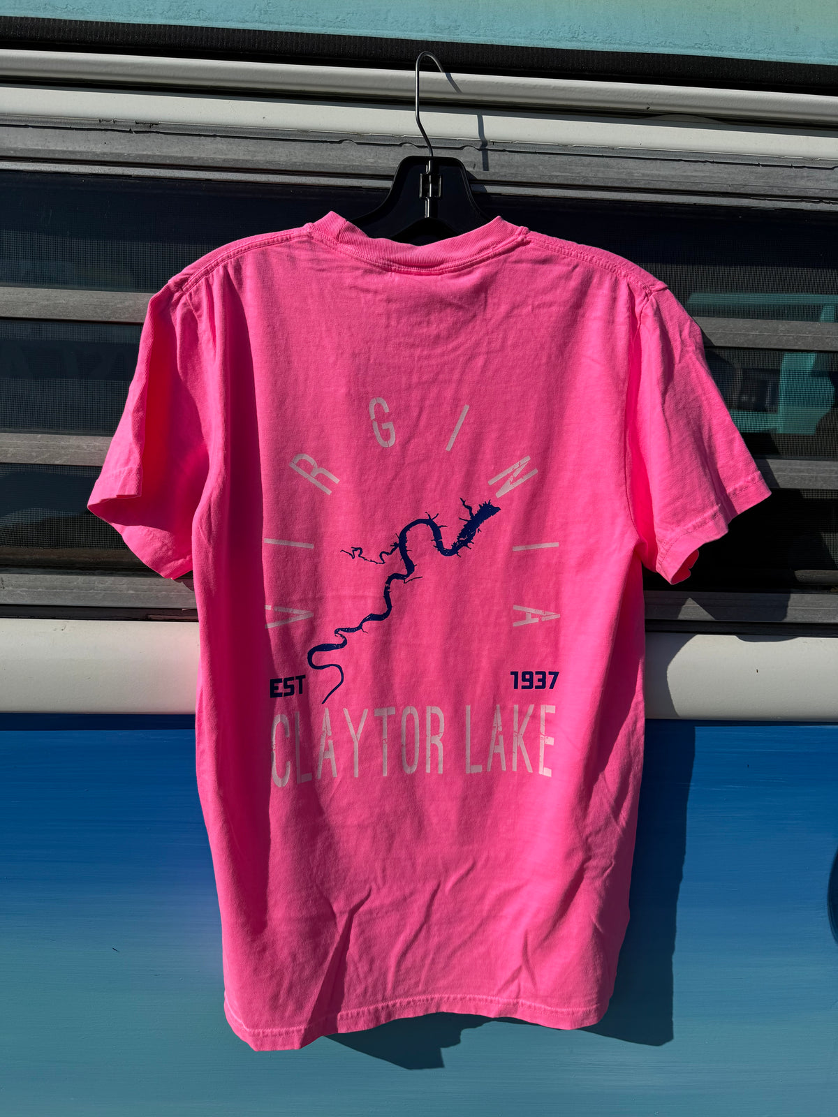 Claytor Lake Arch Map Tee