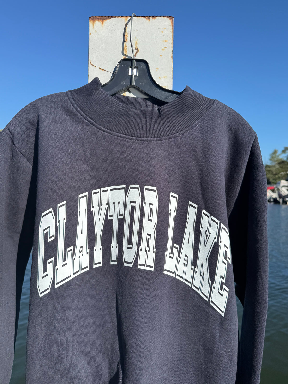 Claytor Lake Mock Neck Sweatshirt