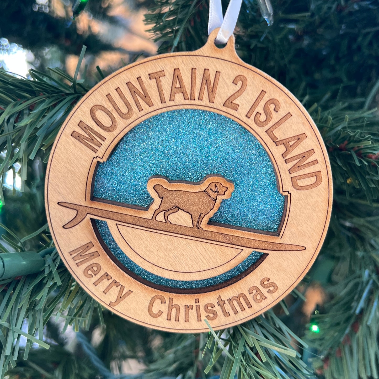 Mountain 2 Island Ornament