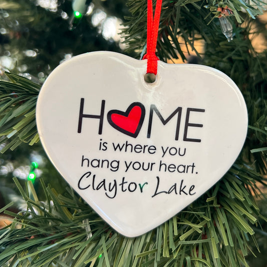 Home Heart Claytor Lake Ornament