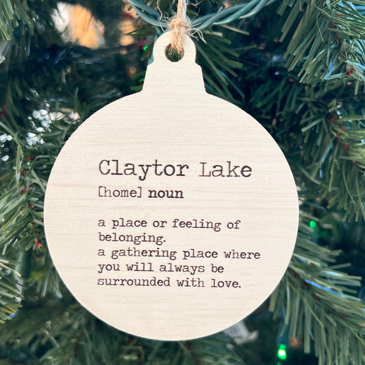Claytor Lake Virginia ornament