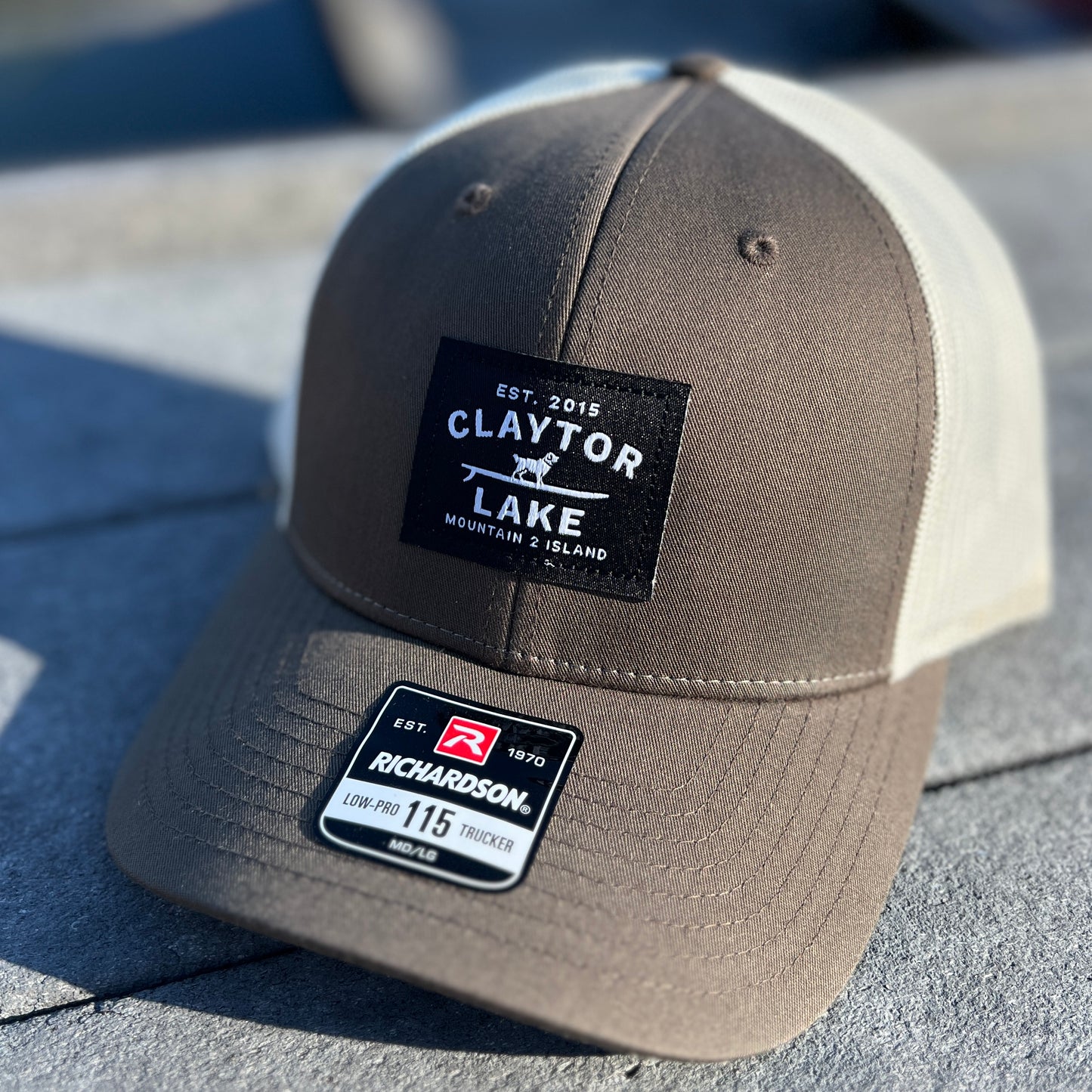Brown Claytor Lake Patch Hat