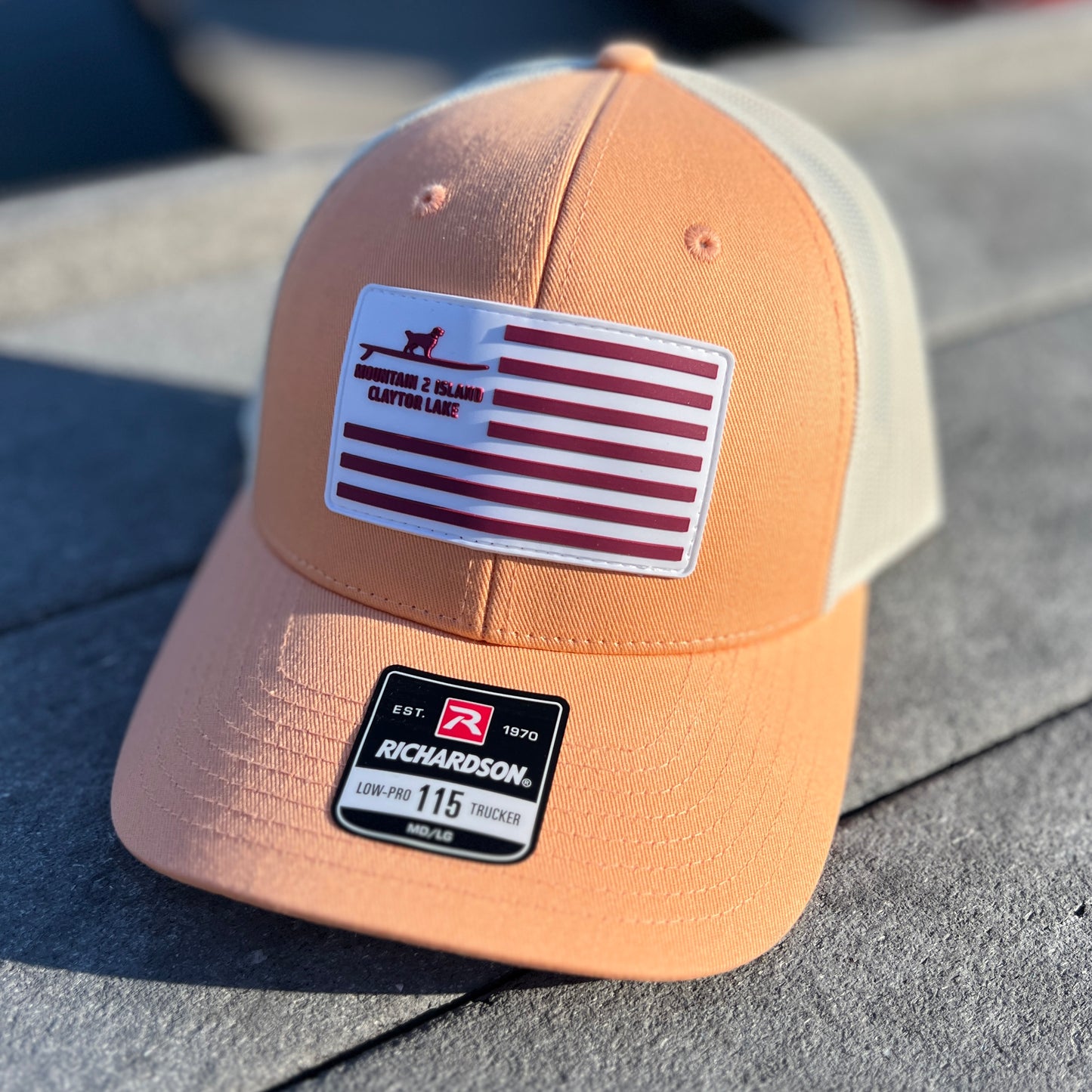 Orange Mountain 2 Island Hat