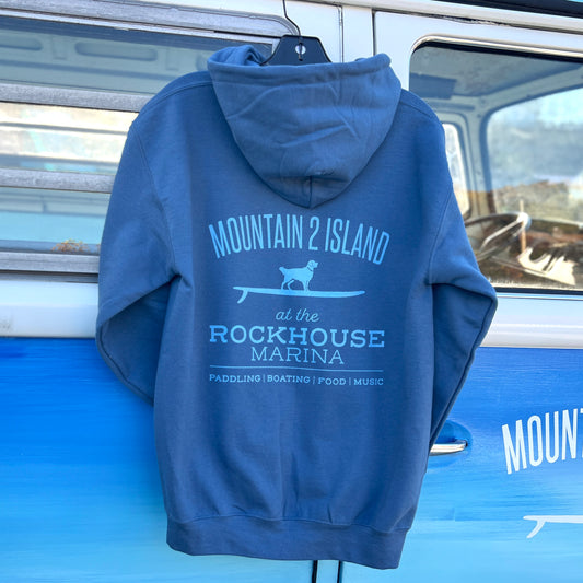 Mountain 2 Island Hoodie Blue