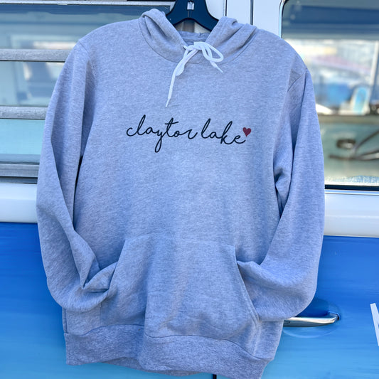 Claytor Lake Heart Hoodie