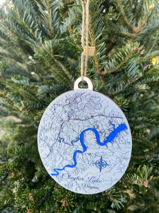 Oval Claytor Lake Ornament