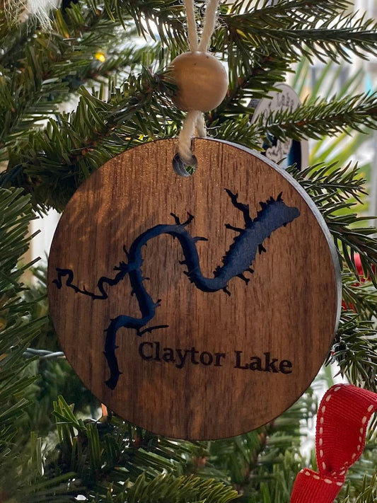 Claytor Lake Wooden Ornament