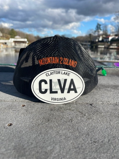 "Claytor Lake - Oval CLVA 3'x5' Decal